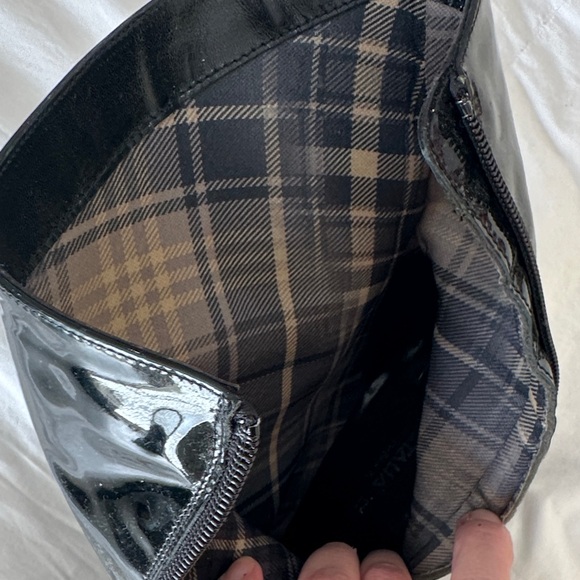 Aquatalia Glossy patent leather Heeled Boots 12! - Picture 7 of 7